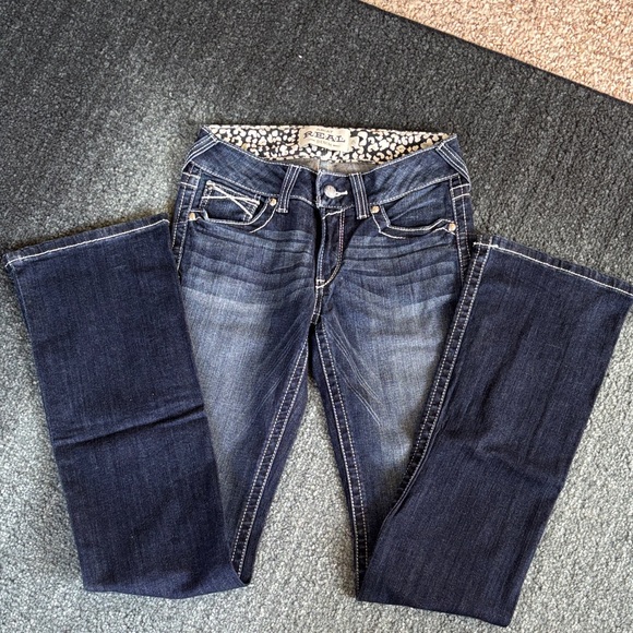 Ariat Women's Dark Indigo Boot Cut Jeans - Picture 5 of 14